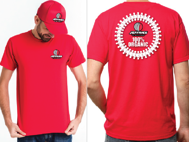 Jeffries Chiropractic T-Shirt Design
