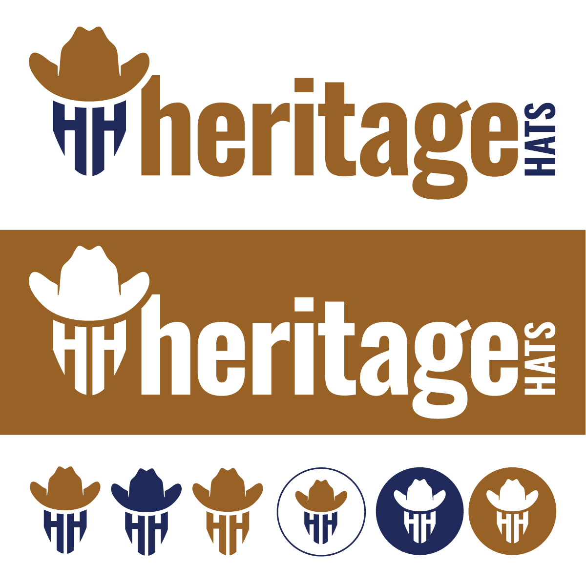Heritage Hats redesigned logo