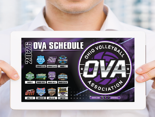 OVA Online Tournament Schedule Graphic