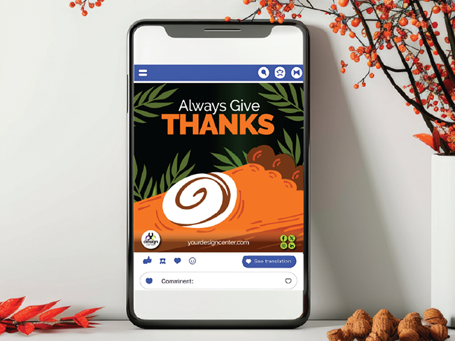 Your Design Center Seasonal Social Media Post