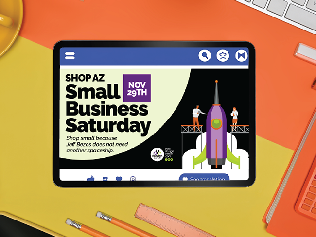 Small Business Saturday Promotional Graphic