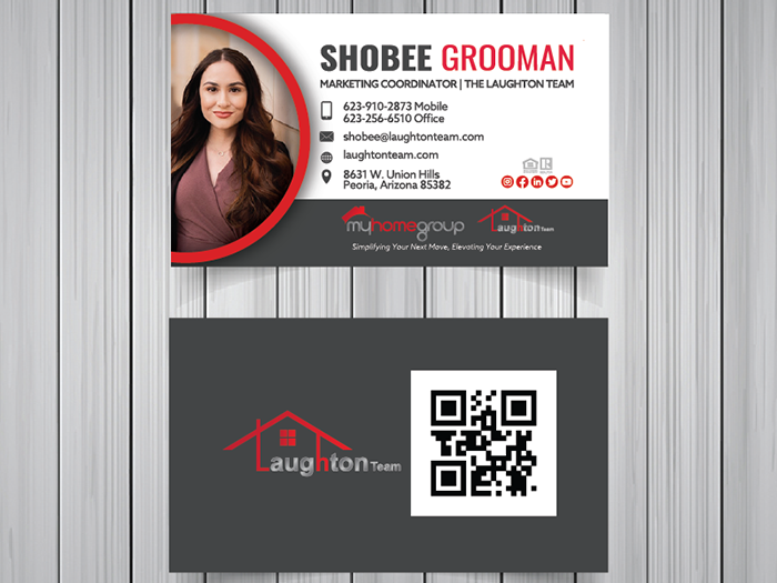 Laughton Team business card