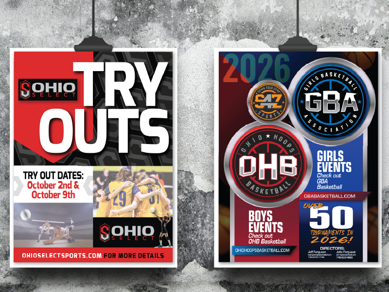 Ohio Select OHB GBA flyers
